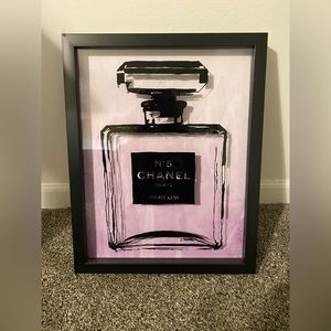 GORGEOUS CHANEL FRAMED PICTURE